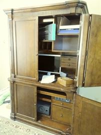 Bassett armoire desk