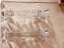 crystal candlesticks