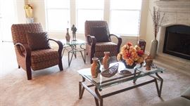 Pr. Lane Modern Reclining Armchairs