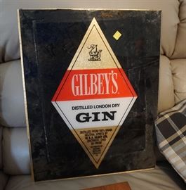 Gilbey's gin sign