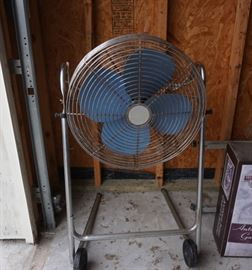 Fan on stand