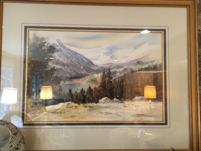 Bill Stracener painting