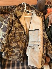 Camouflage coats by a Remington  all like new - mixed sizes