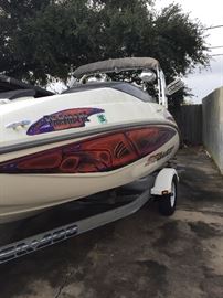 Sea Doo Jet Ski Boat Challenger with Trailer