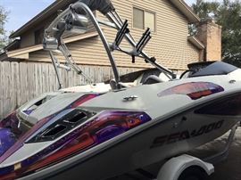 Sea Doo Jet Ski Boat Challenger with Trailer