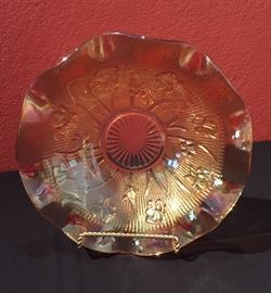 Fenton Carnival Glass Dish