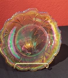 Fenton Carnival Glass Dish