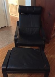 Easy Chair with Ottoman