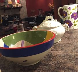 Bowl, Gravy Bowl, Pitcher Vase