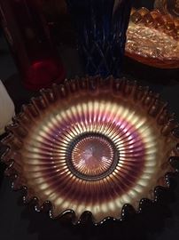 Assorted Collection of Fenton, Carnival, & Northwood