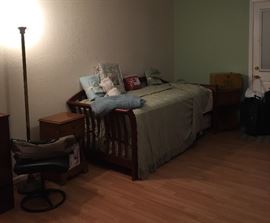 Sleigh Style Trundle Bed