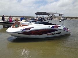 Sea Doo Jet Ski Boat Challenger with Trailer