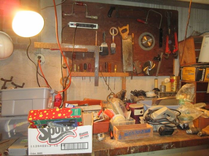 Tools and work bench