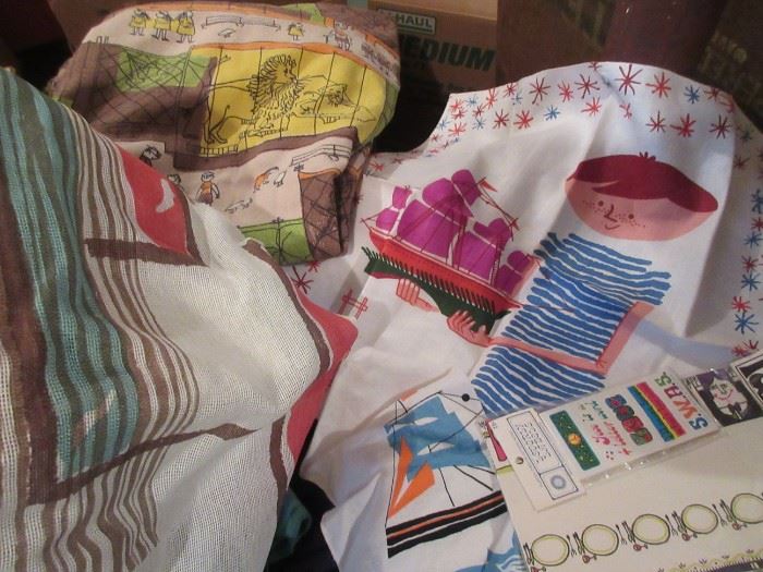 More vintage linens and fabrics