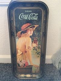 Coca Cola Metal Tray 