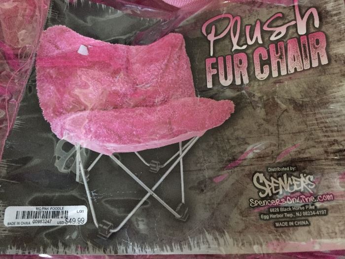 Hot Pink Fur Chair MUST HAVE