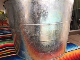 Harley Metal Bucket