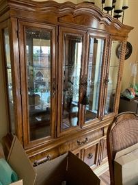 Bernhardt china hutch 
