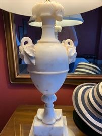 Pair of Alabaster lamps