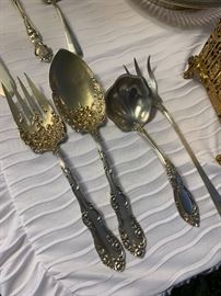 Sterling silver serving pieces