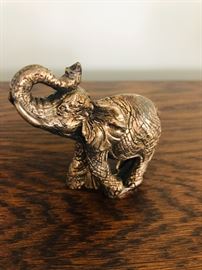 Sterling Elephant Figurine