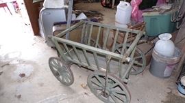 vintage Goat Wagon