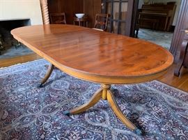Double Pedestal Table