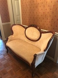 Another antique settee