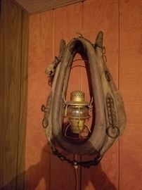 Harness with working lantern