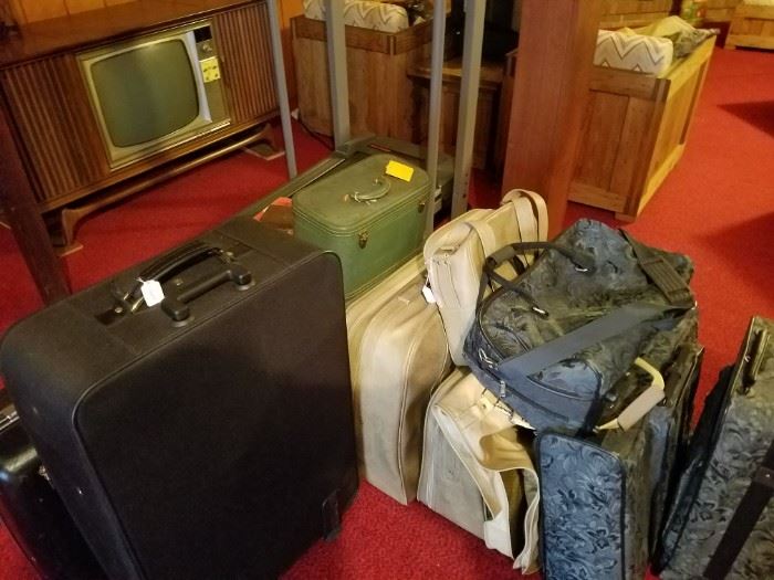 Plenty of suitcases
