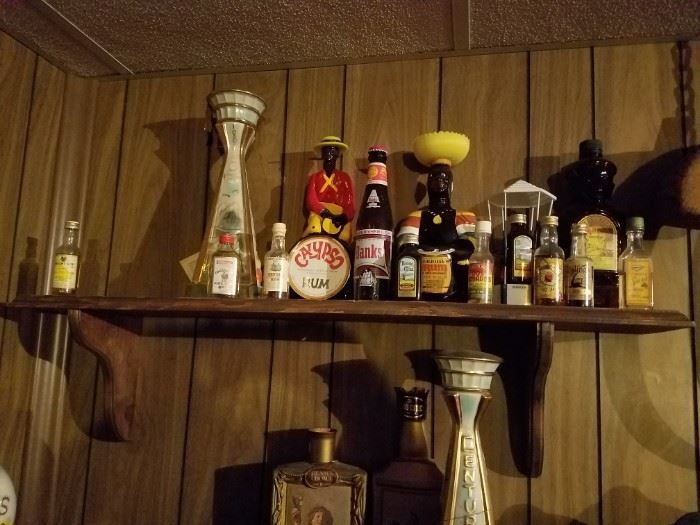 vintage liquor decanters