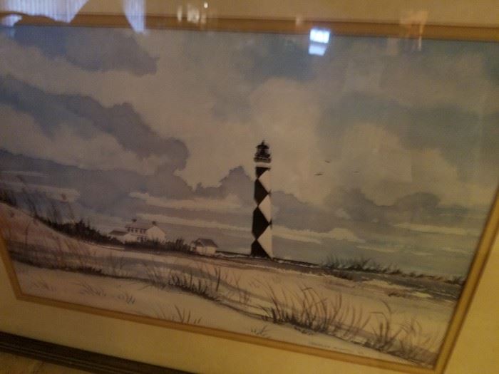 lighthouse print