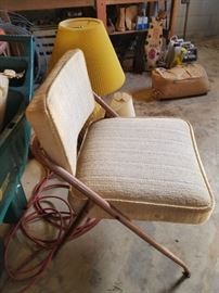 Vintage 1950's metal chair