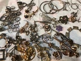 Nice selection of sterling silver jewelry