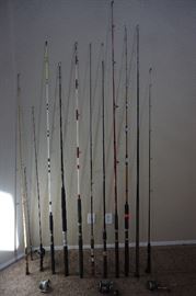 FISHING POLES, REELS AND EQUIPMENT