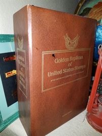 GOLDEN REPLICAS OF UNITED STATES STAMPS