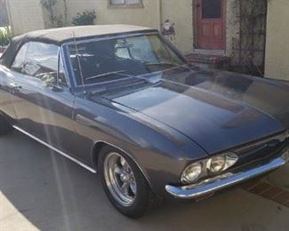 1966 corvair automatic 6 cylinder turbo all new wiring new tires engine has 27000 miles  tags up to date runs and drives great