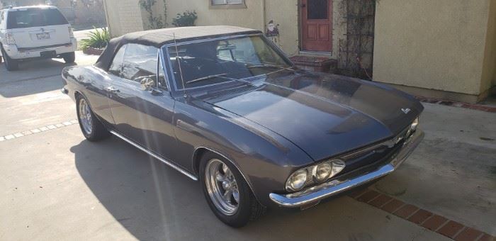 1966 corvair automatic 6 cylinder turbo all new wiring new tires engine has 27000 miles tags up to date runs and drives great