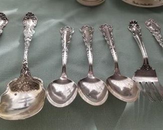 Sterling silver serving items