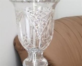 pair of large Waterford lamps