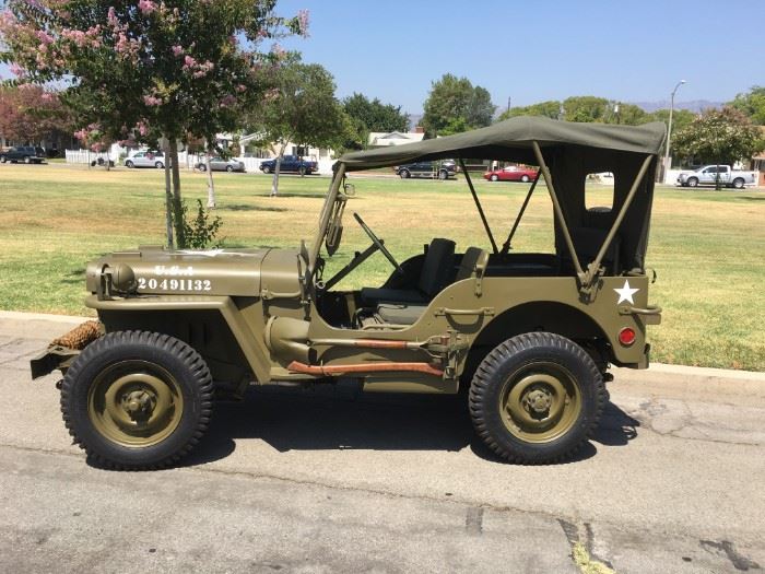 This is the gem of the sale  a fully restored 1943 ford Willy's jeep w and all marked Ford parts .This is a sealed bid item