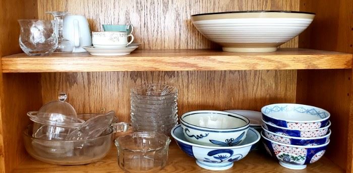 Lots of Nice Asian Ceramics for the Kitchen