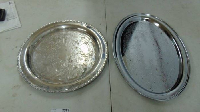 silver plated platters