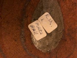 Significant stickers on the bottom of the moonshine jugs!