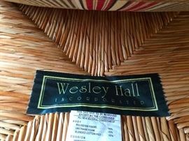 Wesley Hall furniture. We got nothin' but quality here. folks!