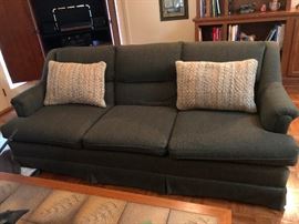 This sofa is in impeccable condition.