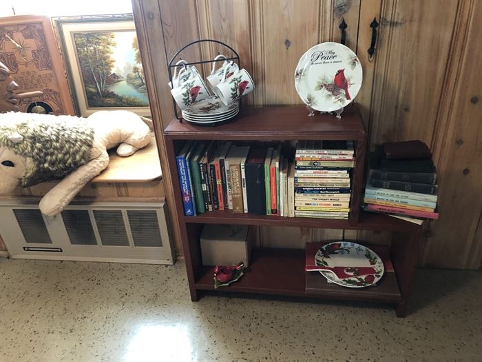 Book shelf, more cardinal items !
