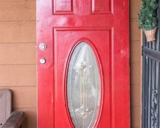 Red Front Door:  (Oops, upside down!)  $45.00