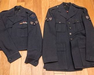 Air Force Military Dress Jacket: $42.00  Eishenhower Style Air Force Jacket:  $60.00