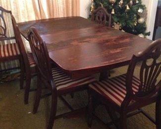 Dining Table and 6 Chairs:  $100.00